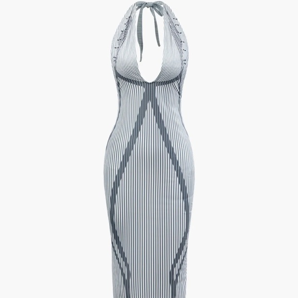 Halter backless Maxi Dress - Picture 1 of 4